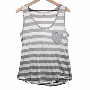 Barbour Gray White Tank Lightweight Women's US size 8